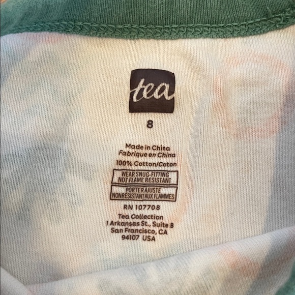 Kids' Tea Collection Patterned Pajama Sets - Picture 3 of 4